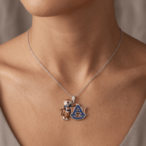 ABTG Solid Gold Chain with Diamond Pendant HTTT