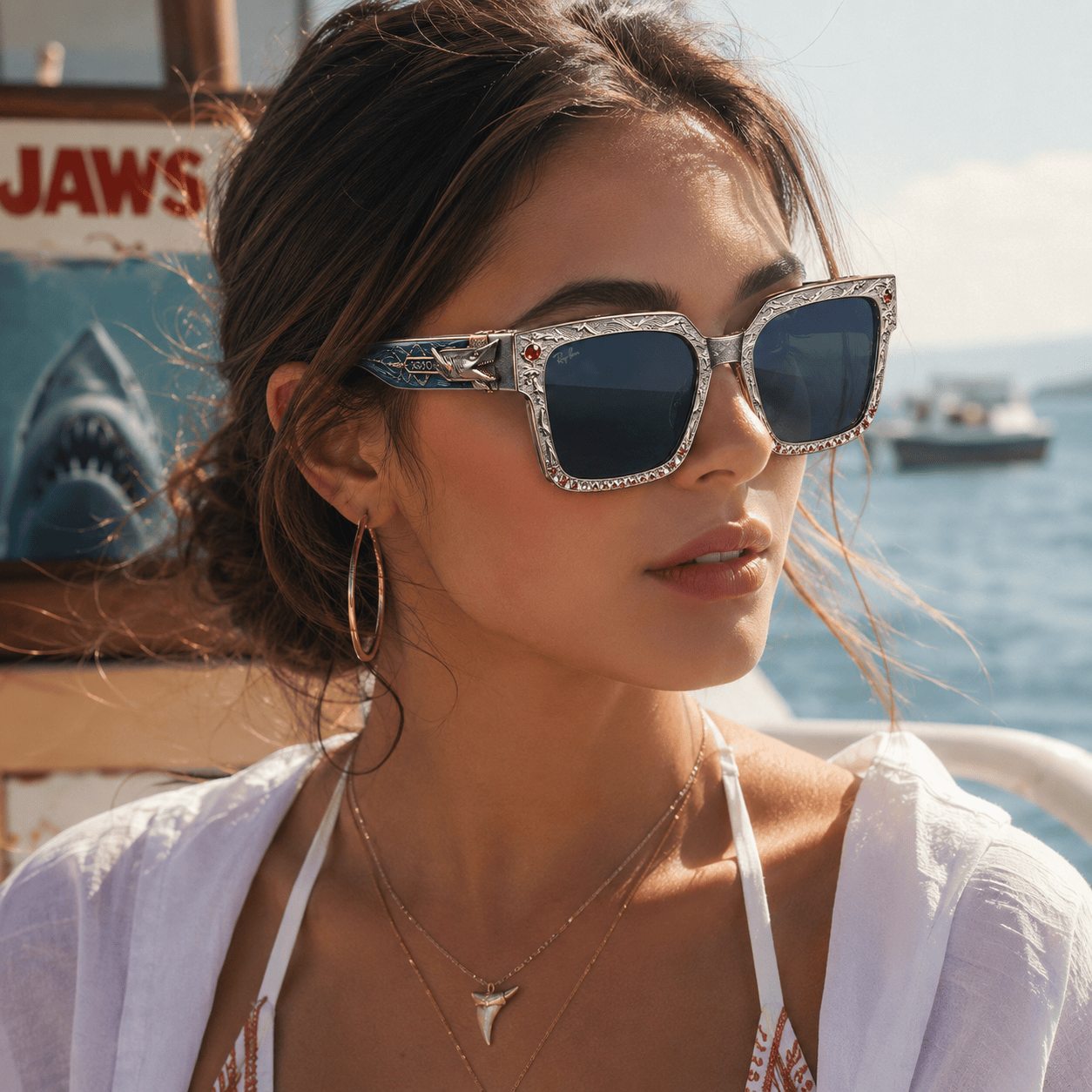 PREMIUM JAWS UNISEX SUNGLASSES NVH