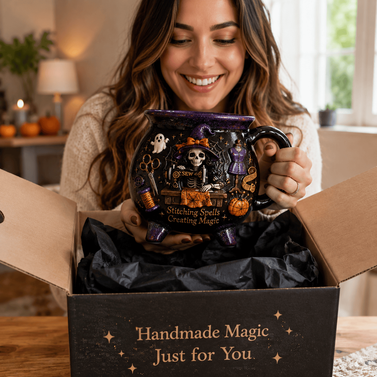 Premium SEW Witch Cauldron Mug NPL