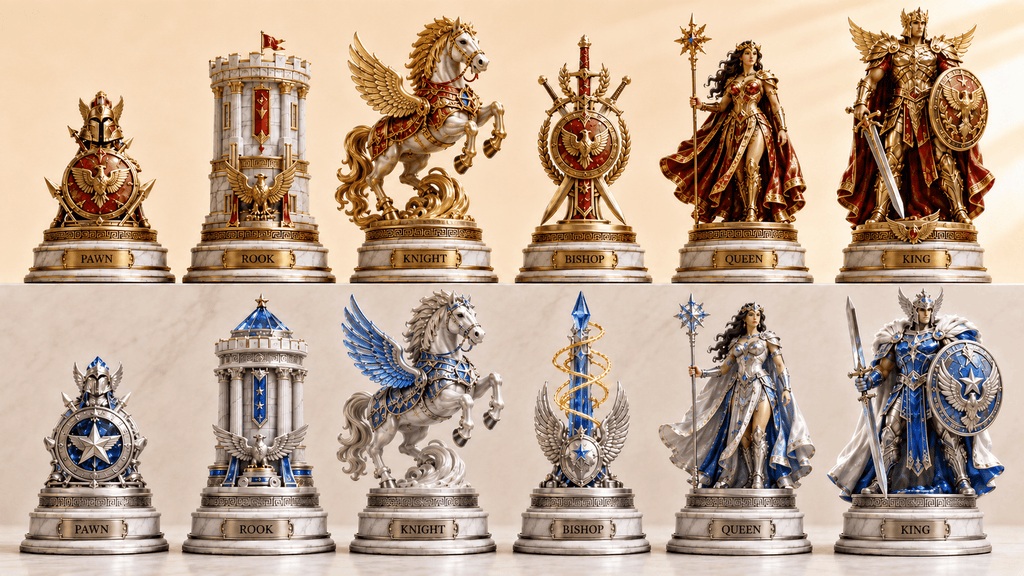 Premium WDWM Chess Set PDL
